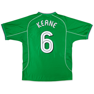 2002-03 Ireland Home Shirt Keane #6 - 8/10 - (L)