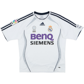 2006-07 Real Madrid Home Shirt - 7/10 - (L.Boys)