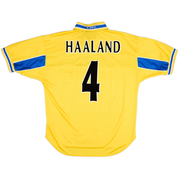1999-00 Leeds United Third Shirt Haaland #4 - 8/10 - (L)