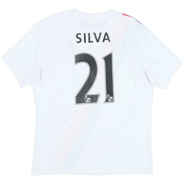 Camiseta de la tercera equipación del Manchester City 2009-11 Silva #21 - 9/10 - (L)