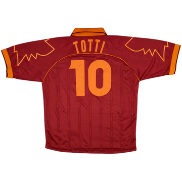 1999-00 Roma Home Shirt Totti #10 - 4/10 - (XXL)