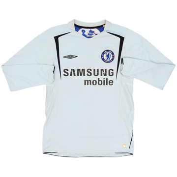 2005-06 Chelsea Away L/S Shirt - 5/10 - (S)