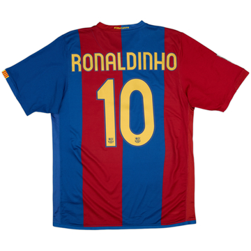 2006-07 Barcelona Home Shirt Ronaldinho #10 - 10/10 - (M)