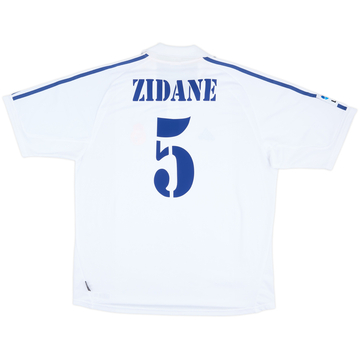 2001 Real Madrid Camiseta Local Zidane #5 - 8/10 - (L)