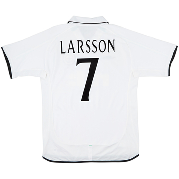 2001-02 Celtic Away Shirt Larsson #7 - 6/10 - (L)