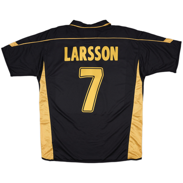 2003-04 Celtic Away Shirt Larsson #7 - 8/10 - (L)