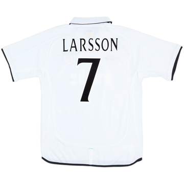 2001-02 Celtic Away Shirt Larsson #7 - 8/10 - (L)