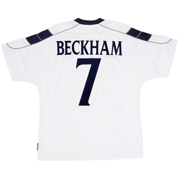 2000-01 Manchester United Away Shirt Beckham #7 - 7/10 - (L)