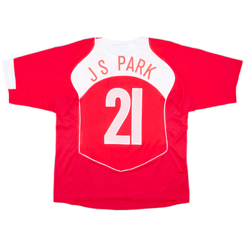 2004-06 South Korea Home Shirt J.S.Park #21