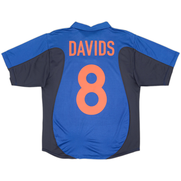 2000-02 Netherlands Away Shirt Davids #8 - 8/10 - (S)