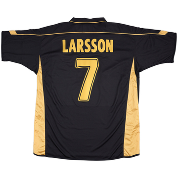 2003-04 Celtic Away Shirt Larsson #7 - 9/10 - (XL)