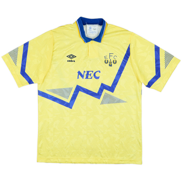 1990-92 Everton Away Shirt - 8/10 - (L)