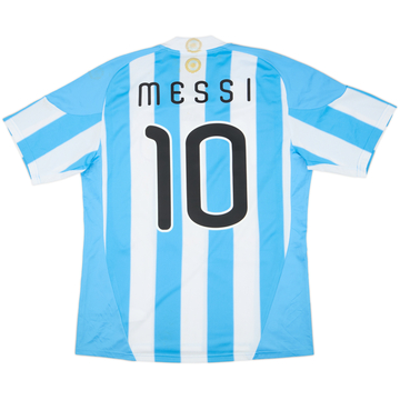 2010-11 Argentina Home Shirt Messi #10 - 5/10 - (L)