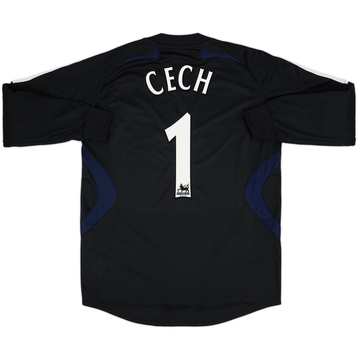 2006-08 Chelsea GK Shirt Cech #1 - 6/10 - (L)