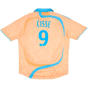 2007-08 Olympique Marseille Third Shirt Cisse #9 - 8/10 - (XL)