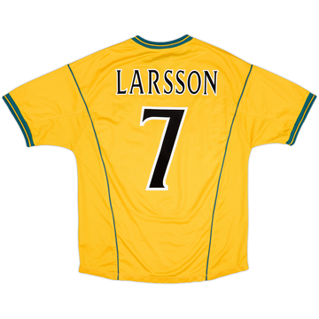 2000-02 Celtic Away Shirt Larsson #7 - 7/10 - (L)
