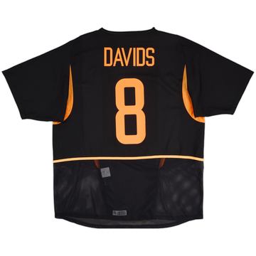 2002-04 Netherlands Player Issue Away Shirt Davids #8 - 3/10 - (XL)