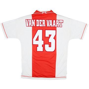1999-00 Ajax Home Shirt Van Der Vaart #43 - 8/10 - (M)