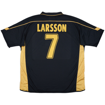 2003-04 Celtic Away Shirt Larsson #7 - 8/10 - (XXL)