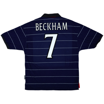 1999-00 Manchester United Away Shirt Beckham #7 (M)