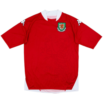2007-08 Wales Home Shirt - 9/10 - (L)