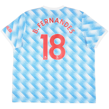 2021-22 Manchester United Away Shirt B.Fernandes #18 - 10/10 - (3XL)
