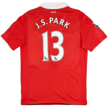 2010-11 Manchester United Home Shirt J.S.Park #13 - 8/10 - (M)