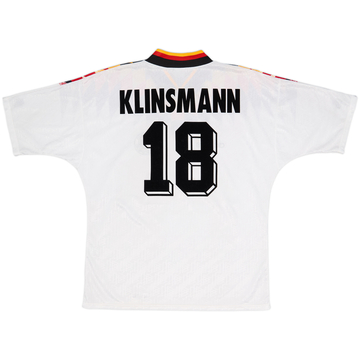 1994-96 Germany Home Shirt Klinsmann #18 - 8/10 - (L/XL)