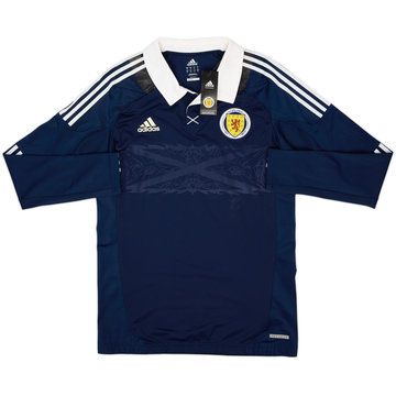 2011-13 Scotland Player Issue Techfit Home L/S Shirt (XL)
