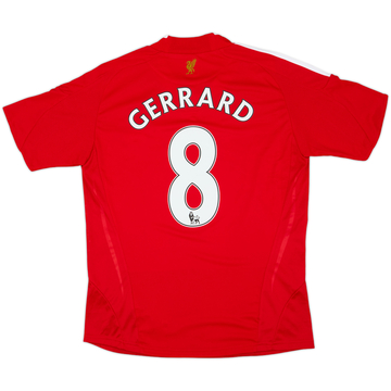 2008-10 Liverpool Home Shirt Gerrard #8 - 7/10 - (Women's L)