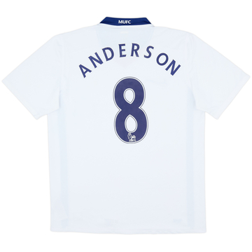Camiseta de visitante del Manchester United 2008-10 Anderson #8 - 7/10 - (M)