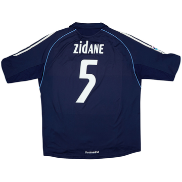 2005-06 Real Madrid Away Shirt Zidane #5 - 5/10 - (L)