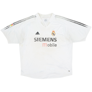 2004-05 Real Madrid Home Shirt - 3/10 - (XXL)