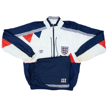 1990-92 England Umbro Tracksuit - 7/10 - (M)
