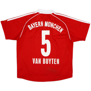 2006-07 Bayern Munich Home Shirt Van Buyten #5 - 7/10 - (S.Boys)