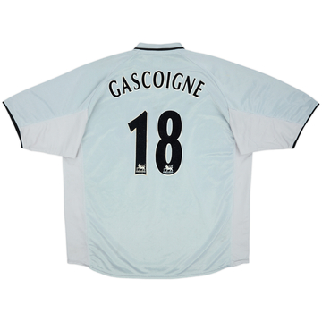 2001-02 Everton Away Shirt Gascoigne #18 - 8/10 - (XL)