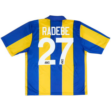 1993-95 Leeds United Away Shirt Radebe #27 - 9/10 - (L)
