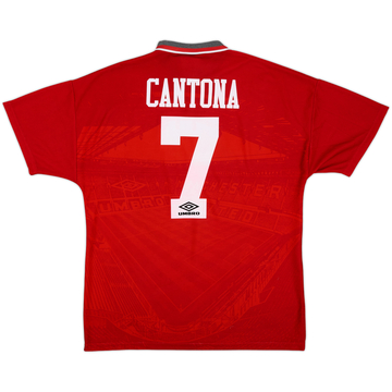 1994-96 Manchester United Home Shirt Cantona #7 - 7/10 - (L)
