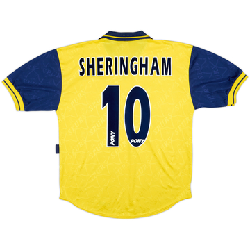 1995-97 Tottenham Third Shirt Sheringham #10 - 9/10 - (M)