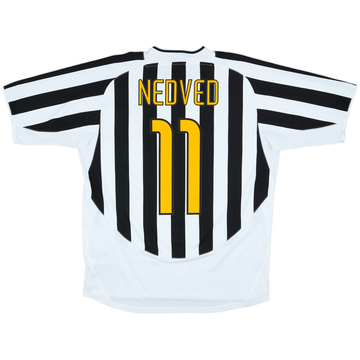 2003-04 Juventus Home Shirt Nedved #11 - 6/10 - (L)