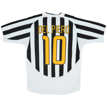 2003-04 Juventus Home Shirt Del Piero #10 - 6/10 - (L)