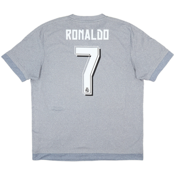 2015-16 Real Madrid Away Shirt Ronaldo #7 - 7/10 - (XL)