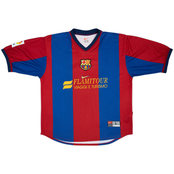 1998-00 Barcelona Home Shirt #6 - 10/10 - (L)