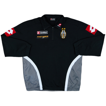 2001-02 Juventus Lotto 1/4 Zip Drill Top - 8/10 - (L)