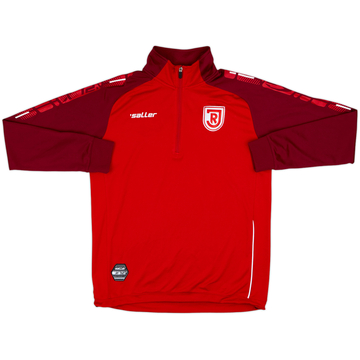 Top de entrenamiento Saller con 1/4 de cremallera del Jahn Regensburg 2012-13 - 8/10 - (M)