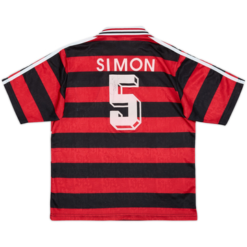 1997-98 Stuttgart Signed Away Shirt Simon #5 - 7/10 - (Y)