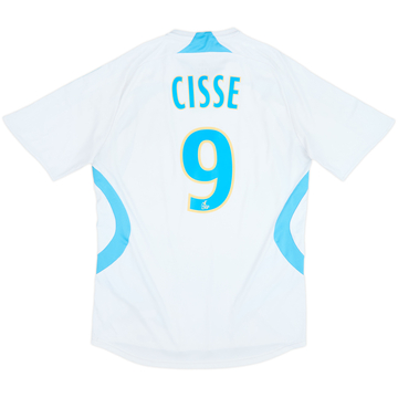 Camiseta de local del Olympique Marseille 2007-08 Cisse #9 - 6/10 - (M)