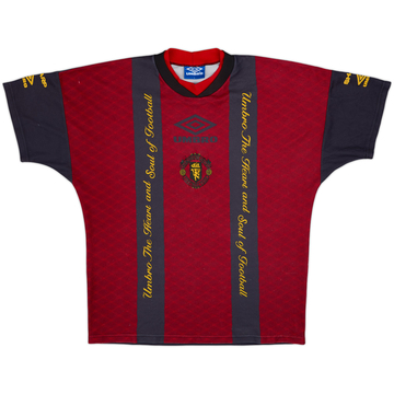 1994-95 Manchester United Umbro Training Shirt - 7/10 - (L)