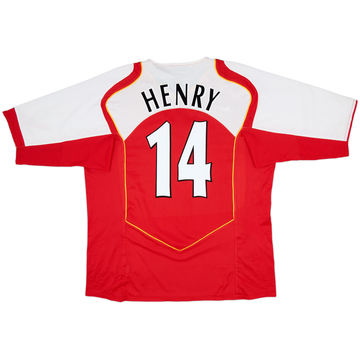 2004-05 Arsenal Home Shirt Henry #14 - 7/10 - (XXL)