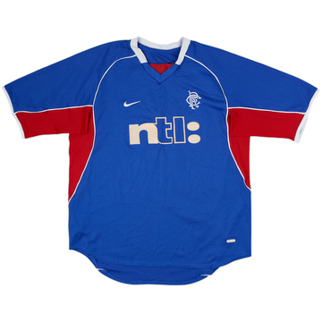 2001-02 Rangers Home Shirt - 6/10 - (L)